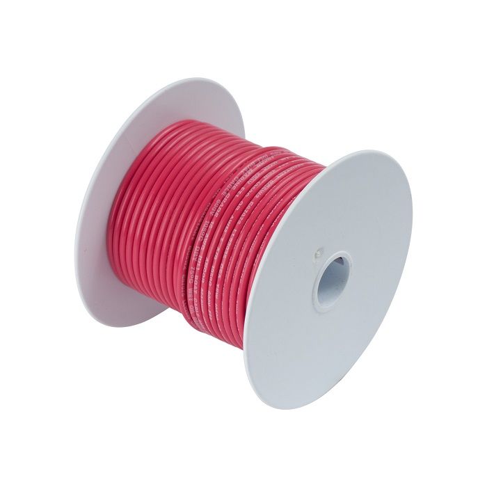 Ancor #8 Red 100ft Spool Tinned Copper