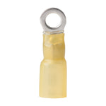 Ancor 12-10 #10 Ring Terminal Heat Shrink Yellow 100 Pack