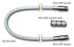 Digital 10ft RG8X W/Mini UHF Female & Mini UHF Double Male