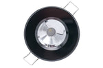 Lumitec Illusion Down Light White LED Non-Dimming Black Mirror Reflector 10-30v