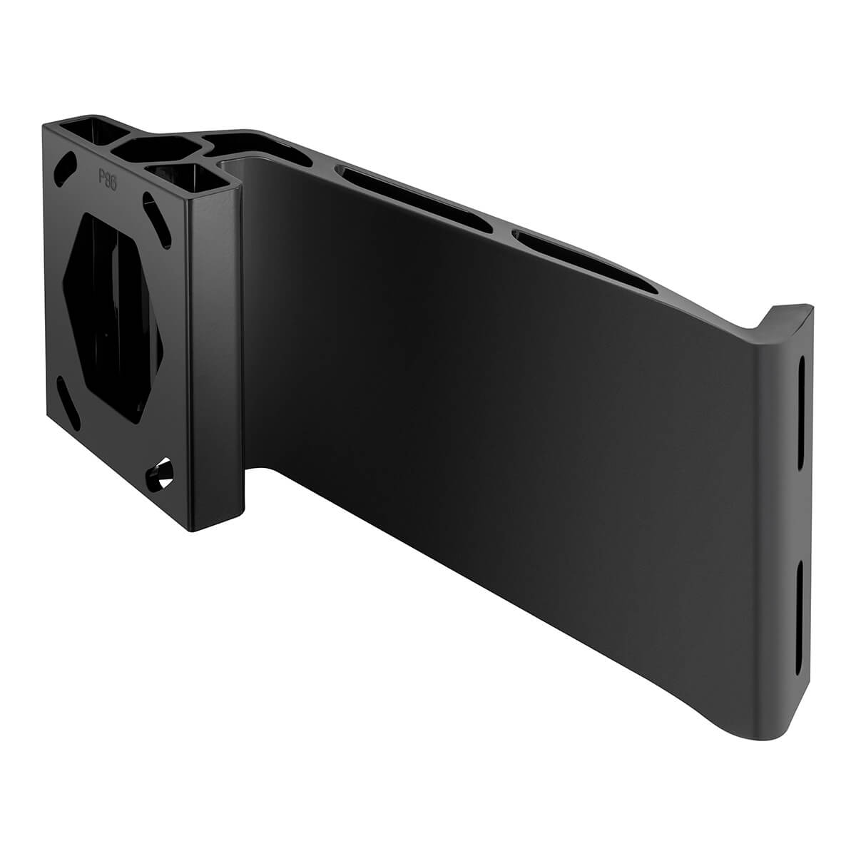 Minn Kota P86 Black Jack Plate Adapter for Raptor Port 8in Setback 6in Rise