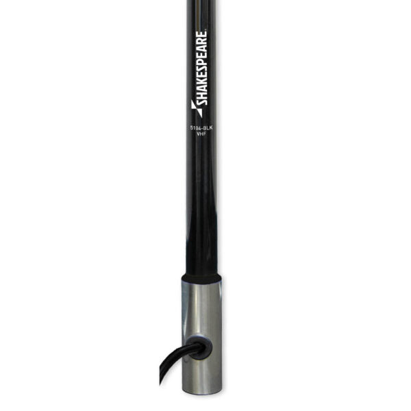 Shakespeare 5104 Black 4ft 3DB VHF Antenna W/15ft RG58
