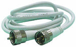 Digital 12ft RG8X W/ Mini UHF Female Connectors & PL259 Adap
