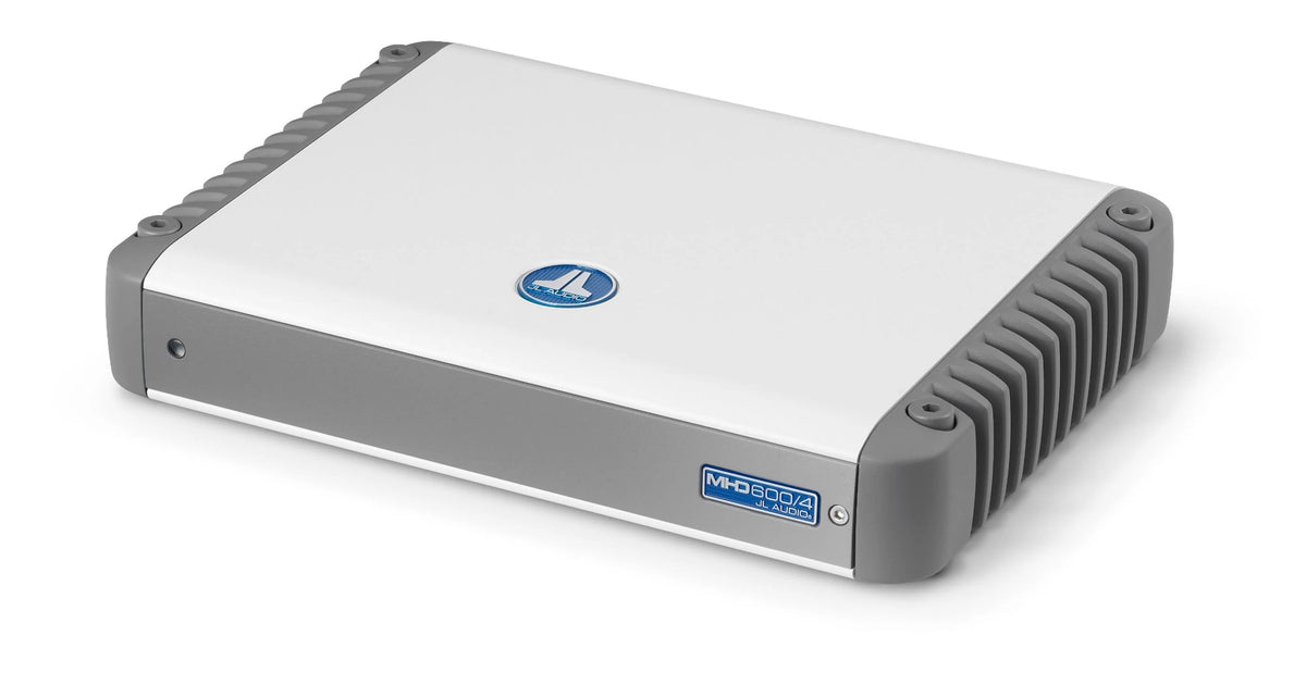 JL Audio MHD Marine Amplifier 4-Channel Full-Range 600 Watts 24v