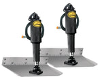 Lenco 9inx12in Standard Mount Trim Tab Kit 12v Requires Switch