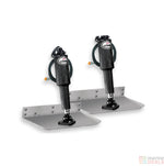 Lenco 12inx12in Standard Mount Trim tab Kit 12v Standard Integrated Switch