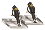 Lenco 12inx9in Edge Mount Trim Tab Kit 12v Electro Polished