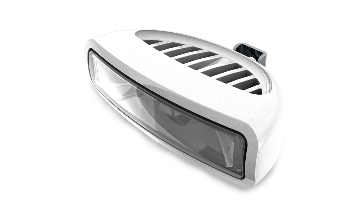 Lumitec Caprera3 Flood Light White LEDfts Non-Dimming Bracket Mount White 12/24v