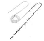 Maxwell 15ft of 1/4in HT Chain Splice to 150ft of 1/2in Nylon Brait Line