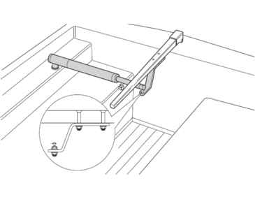 Raymarine 1in Tiller Bracket